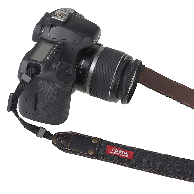 株式会社エツミ Edwinカメラストラップ ネックストラップ 一眼 ミラーレス用 ストラップ