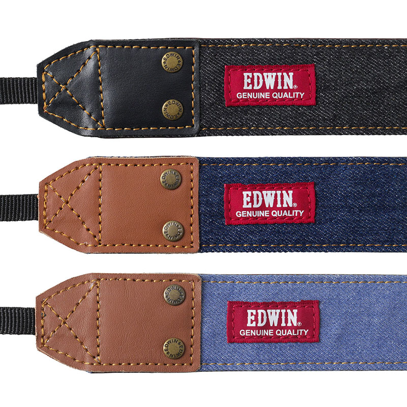 株式会社エツミ Edwinカメラストラップ ネックストラップ 一眼 ミラーレス用 ストラップ