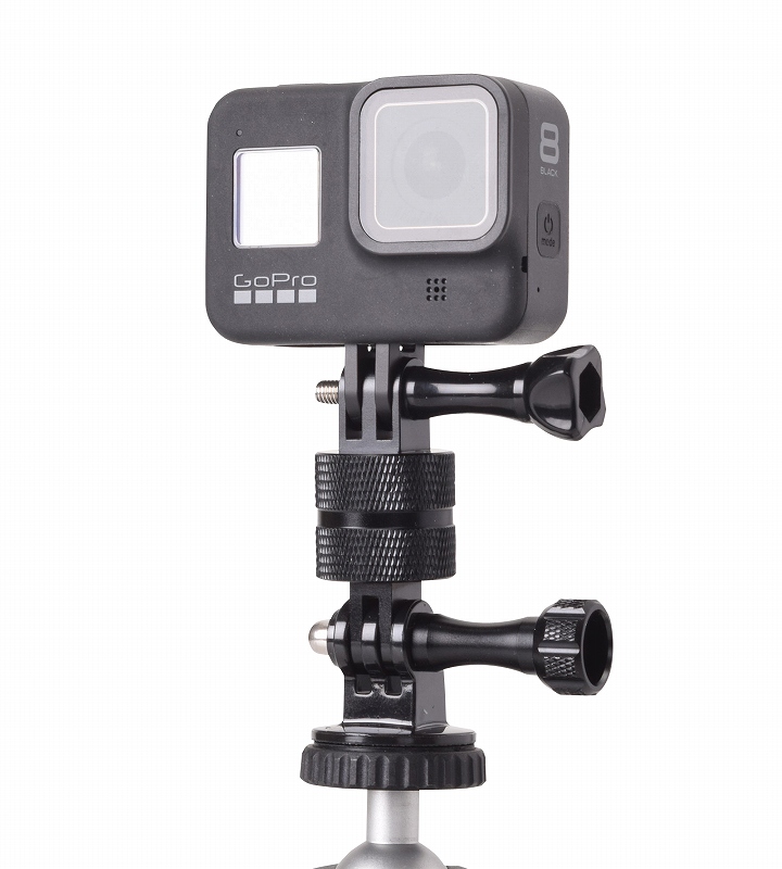 株式会社エツミ | GoPro用アルミ延長アダプター(360°) オス/オス